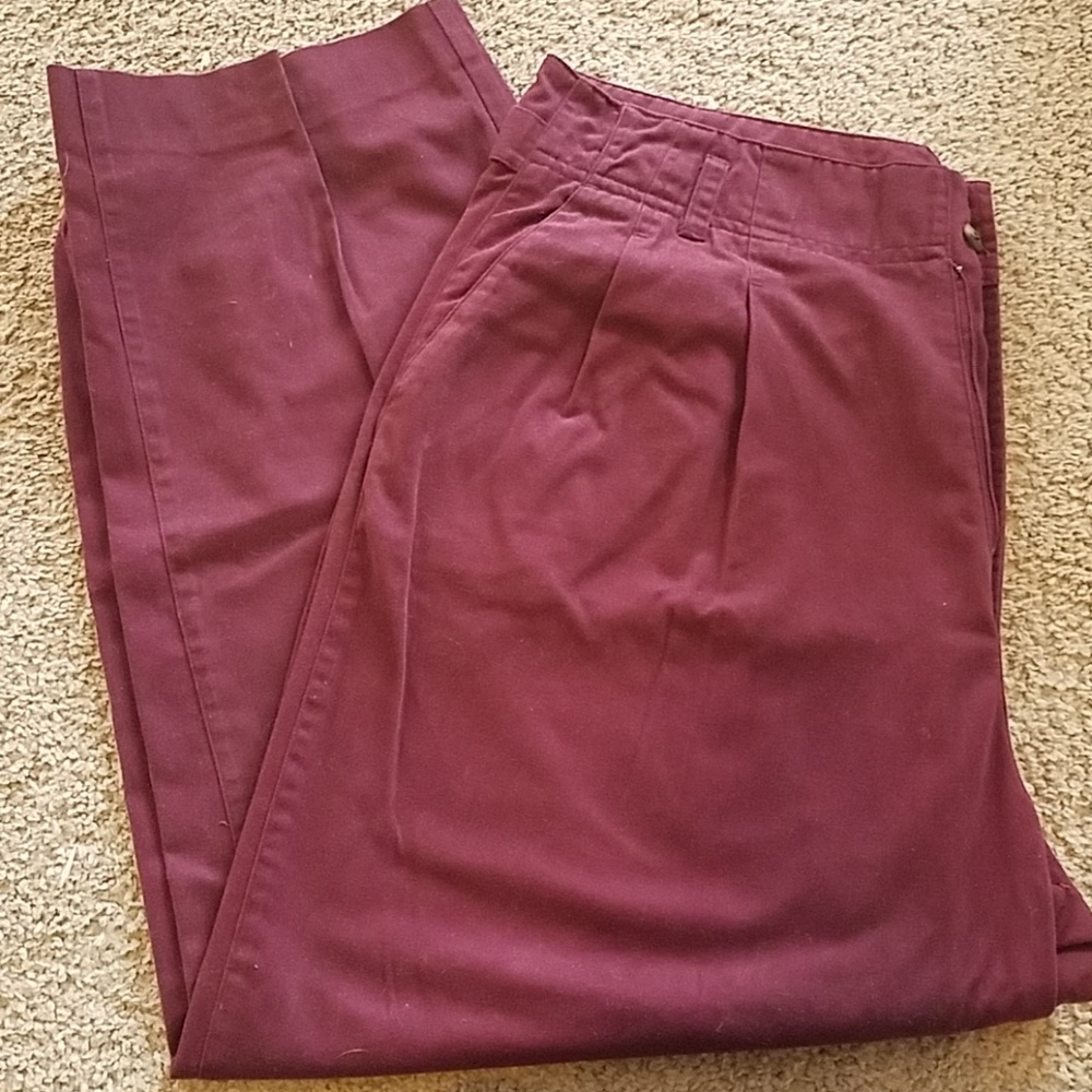 👖 36x32 👖* GITANO * PLUM CASUAL PANTS